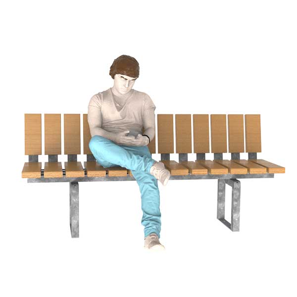 FalcoSinus Gerade Parkbank