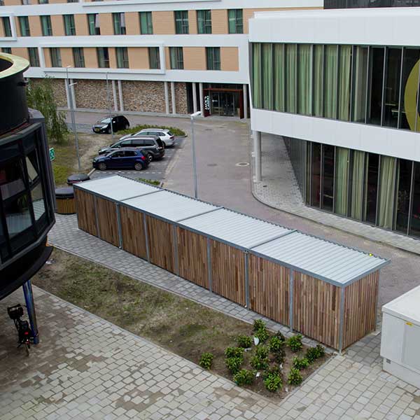 FalcoZan-180 Fahrradüberdachung