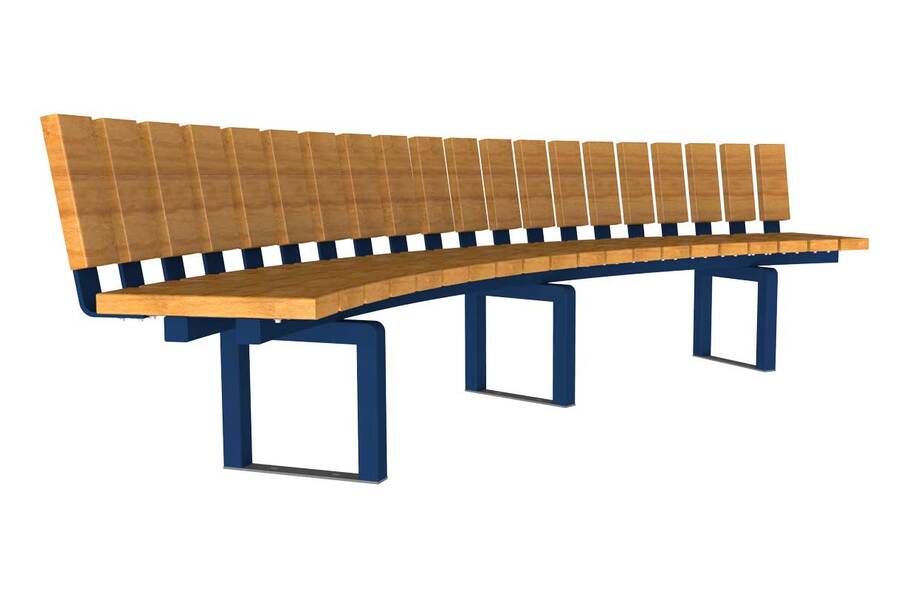 straatmeubilair buitenbank zitbank parkbank zitelement FalcoSinus