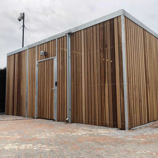 FalcoLok 600 Fahrradüberdachung für Doppelstockparker