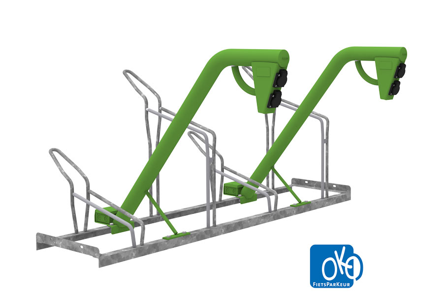 FalcoSound Fahrradständer mit E-Bike Ladestation