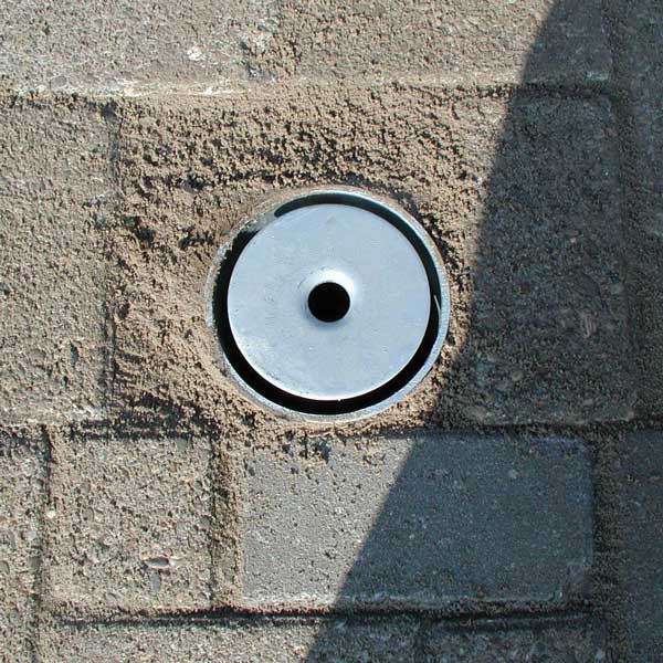 Bowler Absperrpfosten, herausnehmbar